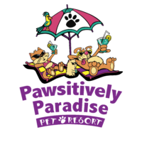 Pawsitively Paradise Pet Resort logo