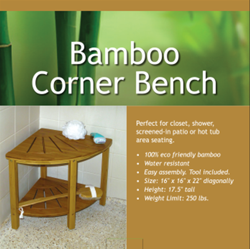 Bamboo Corner Bench Package