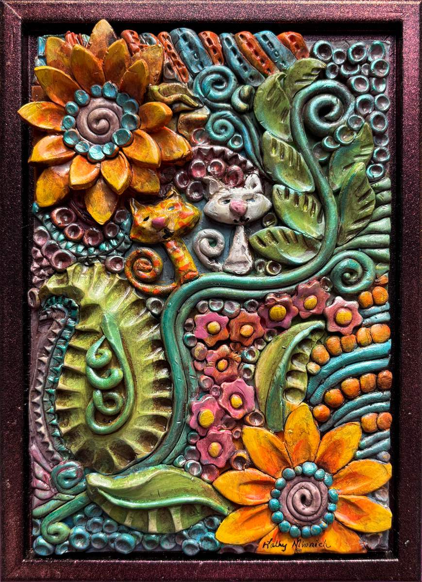 Sculpted Botanicals - 2 Cats