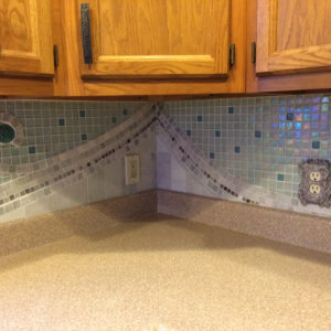 mosaic tile backsplash